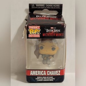 Funko Pocket POP! Keychain Figure- Doctor Strange in the MM - AMERICA CHAVEZ